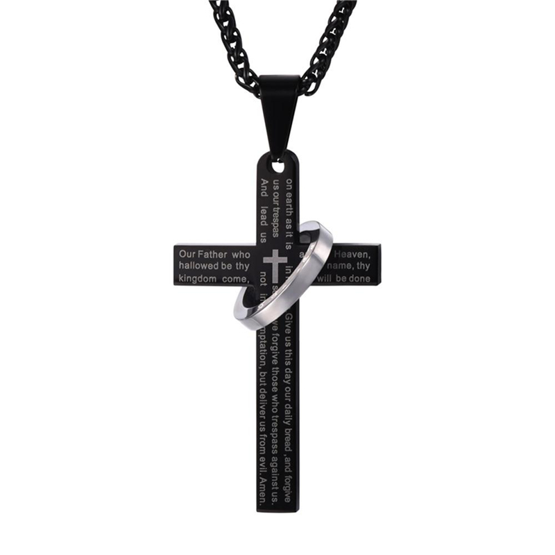 Stunning Full Diamond Cross Pendant Necklace for Women - Elegant Jewelry - Image 4
