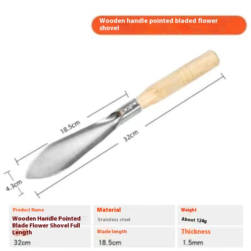 Versatile Gardening Flat Shovel - Pointed Shovel for Flower Planting & Household Use - Image 7