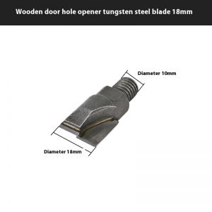 Solid Wood Door Tapper - Essential Woodworking Tool for Indoor Lock Installation and Unlocking Holes