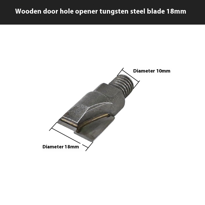 Solid Wood Door Tapper - Essential Woodworking Tool for Indoor Lock Installation and Unlocking Holes