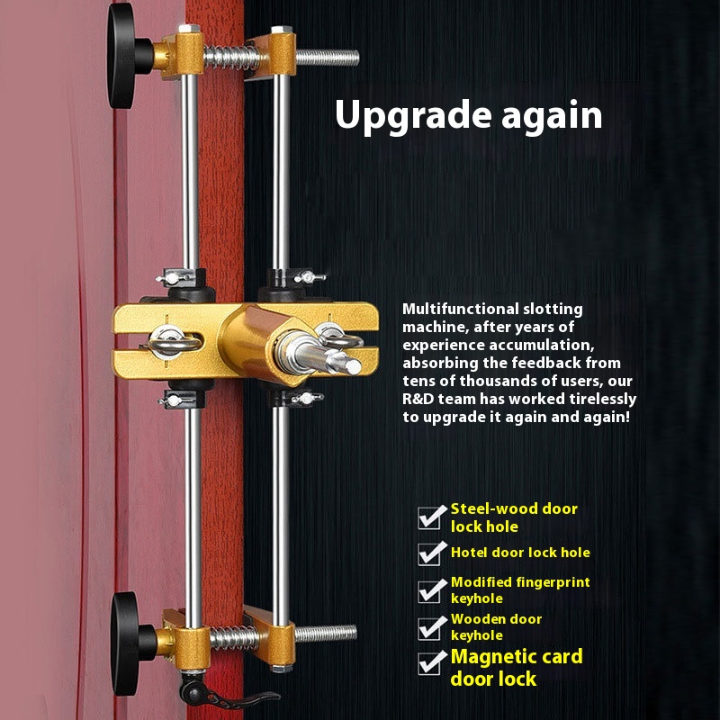 Solid Wood Door Tapper - Essential Woodworking Tool for Indoor Lock Installation and Unlocking Holes - Image 6