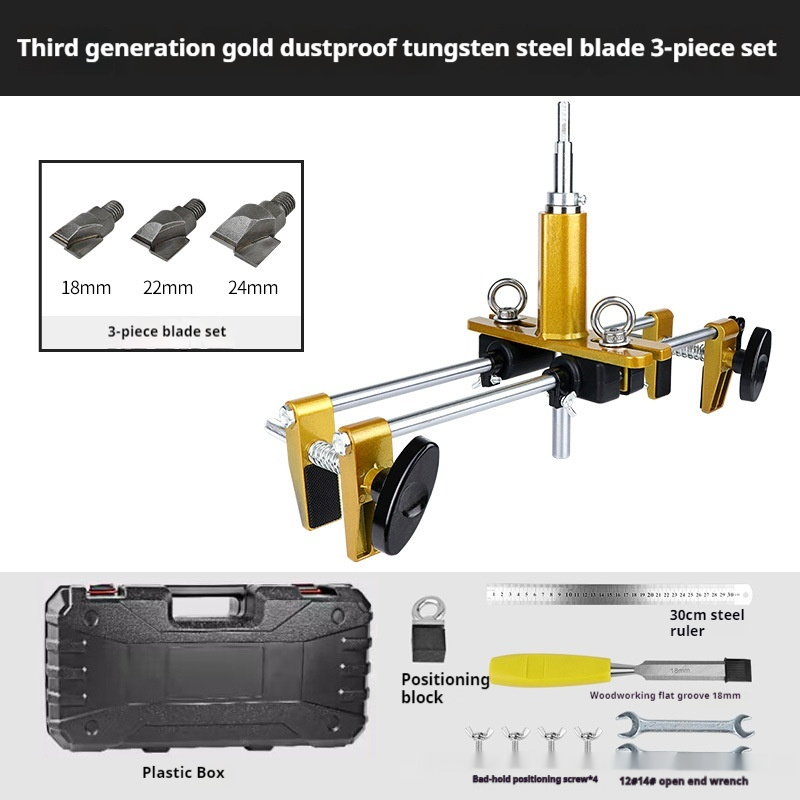 Solid Wood Door Tapper - Essential Woodworking Tool for Indoor Lock Installation and Unlocking Holes - Image 11