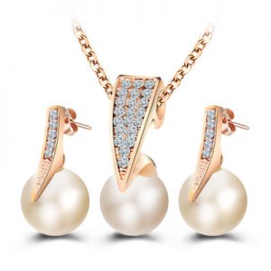 Elegant 2-Piece Faux Pearl Necklace Set for Timeless Style