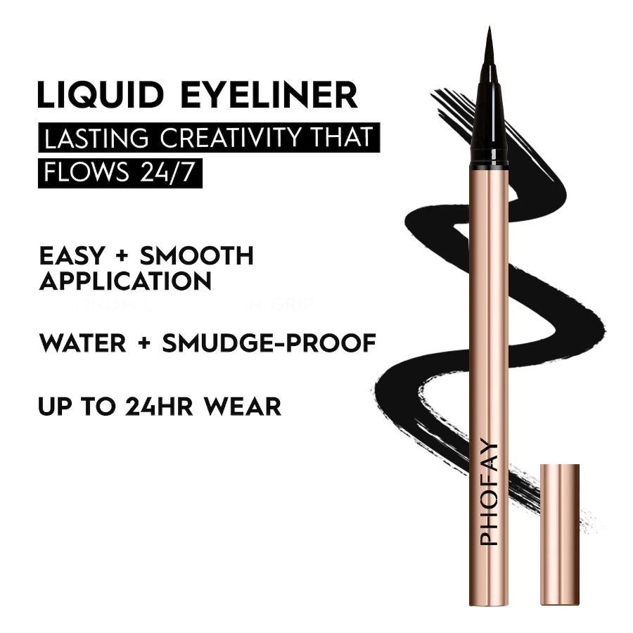 PHOFAY Precision Eyeliner - Long-Lasting, Waterproof Eyeliner for Stunning Eyes - Image 3