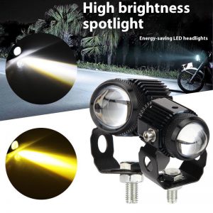External Fisheye Lock And Load Motorcycle Spotlight Spray for Enhanced Visibility