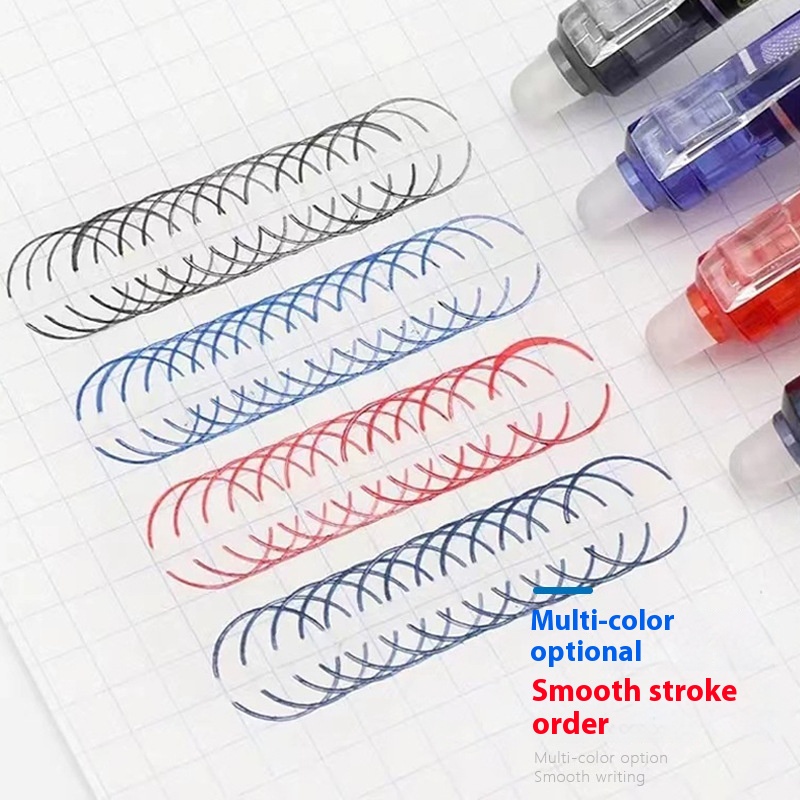 Thermal Erasable Gel Pen - Color Push-Type Erasable Writing Tool - Image 7