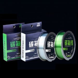 High-Performance Carbon Fluorine 120m Soft Anti-Roll Nylon Fishing Line
