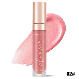 PHOFAY Glossy Lip Plumper for Fuller, Shiny Lips - Enhance Your Smile