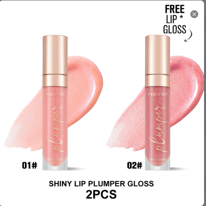 PHOFAY Glossy Lip Plumper for Fuller, Shiny Lips - Enhance Your Smile - Image 18