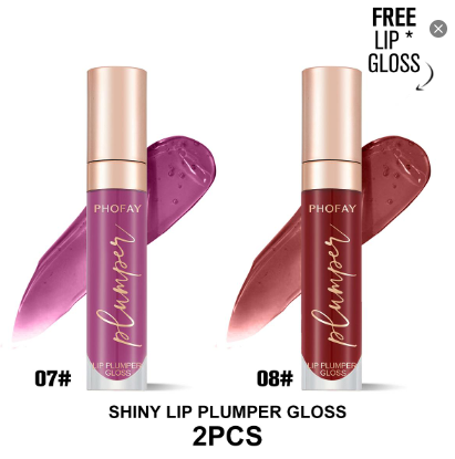 PHOFAY Glossy Lip Plumper for Fuller, Shiny Lips - Enhance Your Smile - Image 21