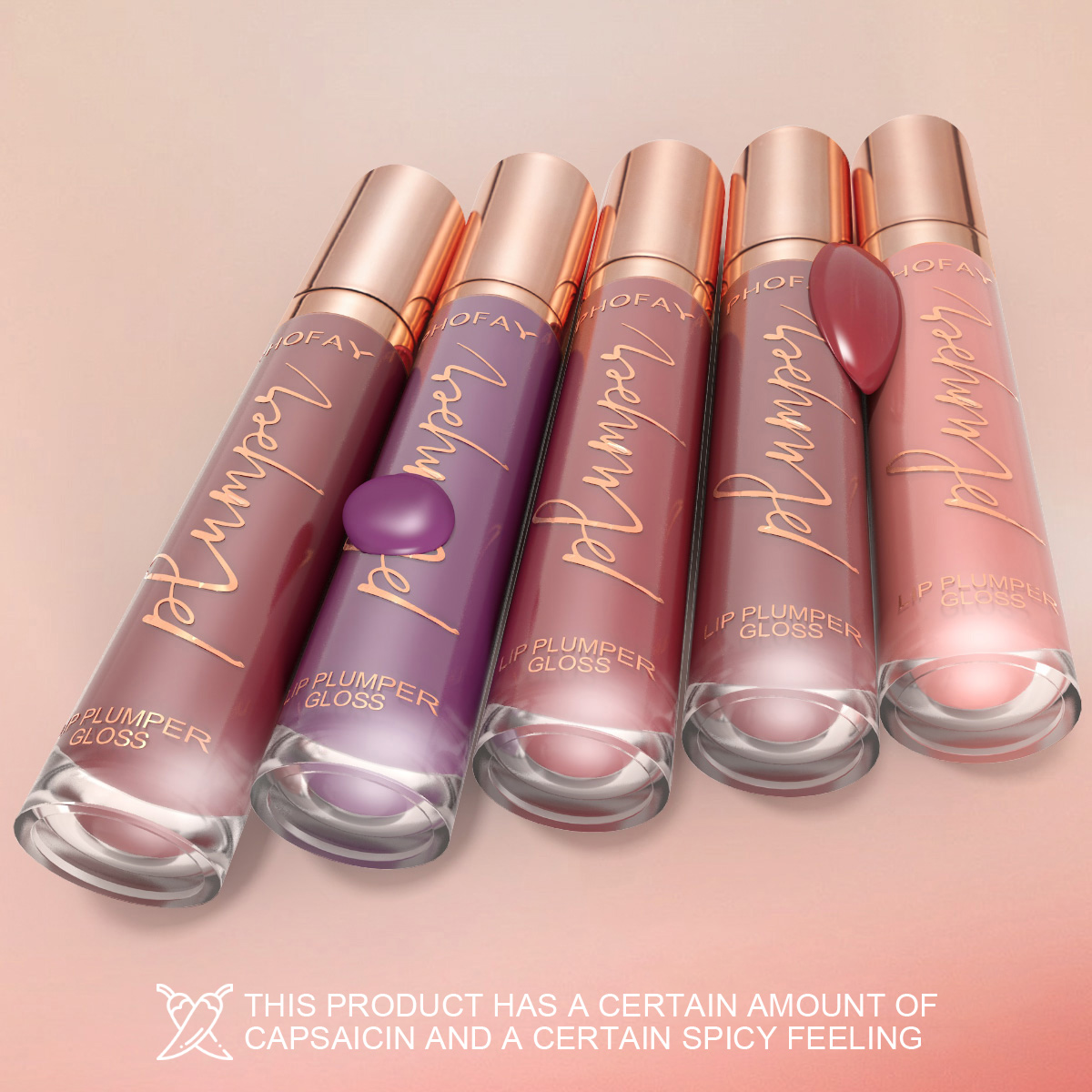 PHOFAY Glossy Lip Plumper for Fuller, Shiny Lips - Enhance Your Smile - Image 24