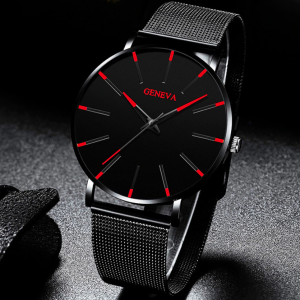 Stylish Mesh Strap Quartz Watch for Timeless Elegance and Durability