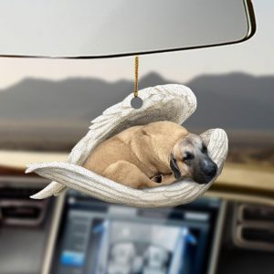 Sleeping Dog Angel Car Pendant - Acrylic Home Decor Hanging Ornaments for Doors