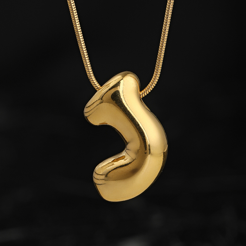 Single Pendant Casting Bubbles - 26 English Letters for Unique Personalization - Image 3