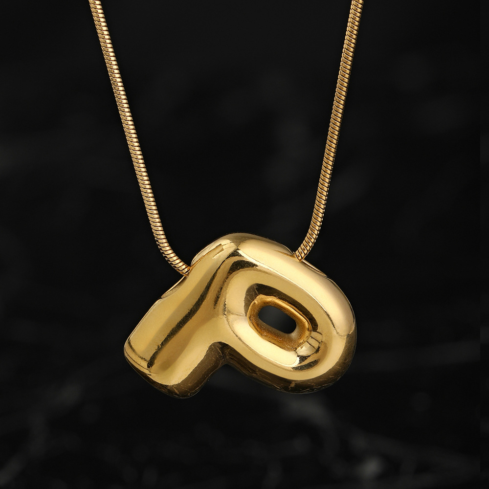 Single Pendant Casting Bubbles - 26 English Letters for Unique Personalization - Image 9