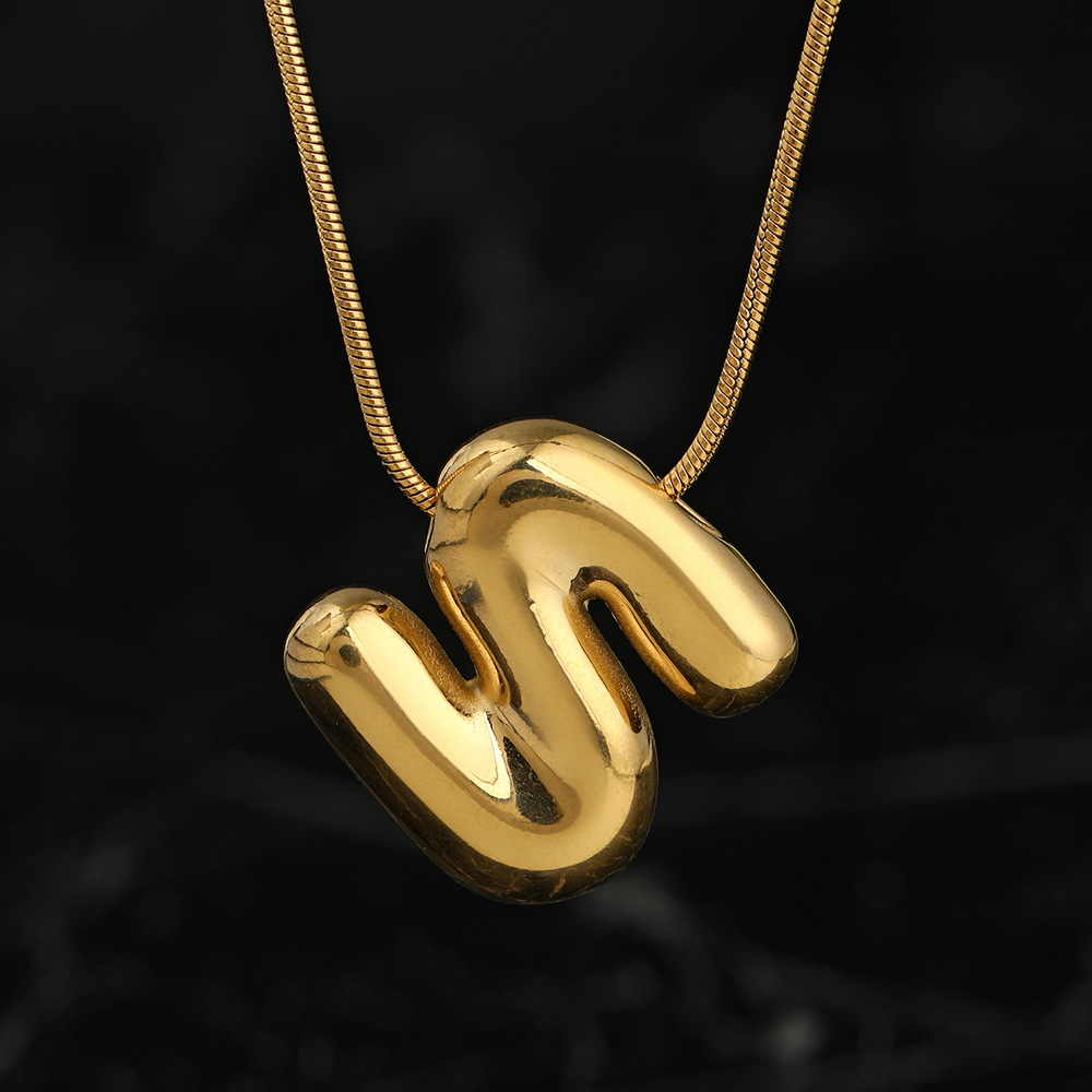 Single Pendant Casting Bubbles - 26 English Letters for Unique Personalization - Image 13