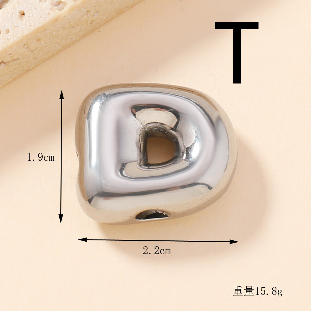 Single Pendant Casting Bubbles - 26 English Letters for Unique Personalization - Image 21