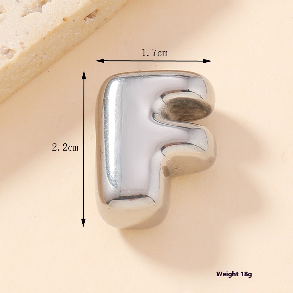 Single Pendant Casting Bubbles - 26 English Letters for Unique Personalization - Image 28