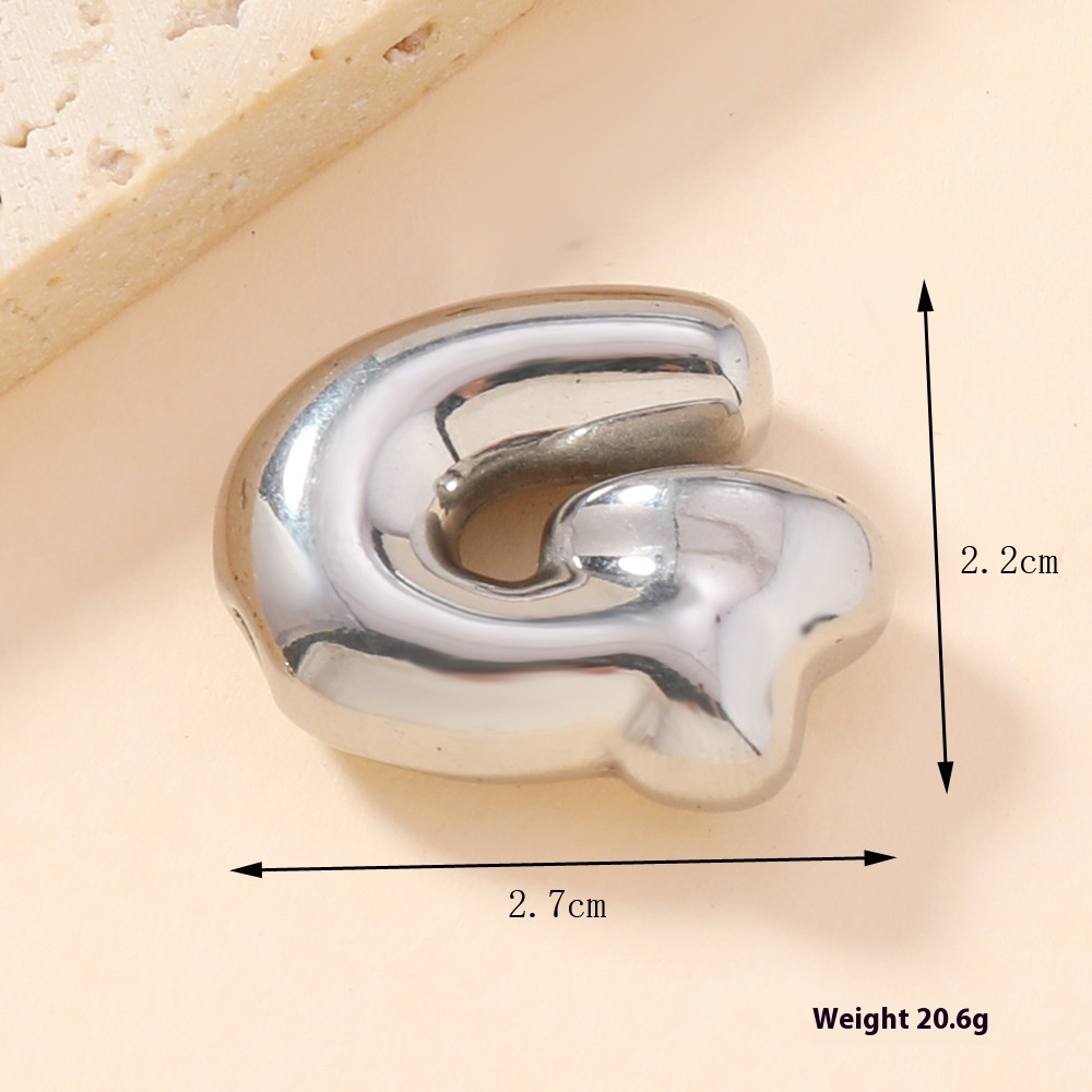 Single Pendant Casting Bubbles - 26 English Letters for Unique Personalization - Image 29