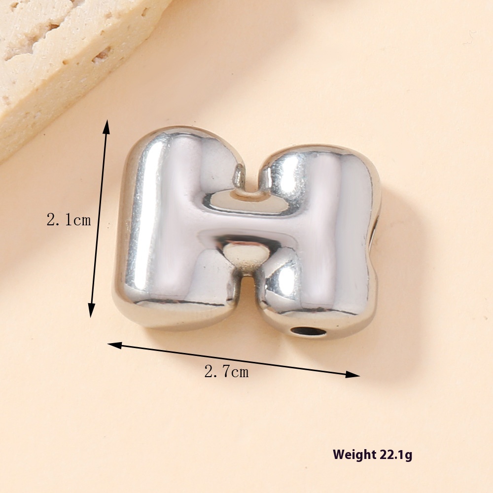 Single Pendant Casting Bubbles - 26 English Letters for Unique Personalization - Image 30