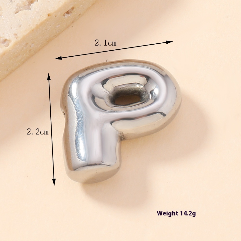 Single Pendant Casting Bubbles - 26 English Letters for Unique Personalization - Image 39