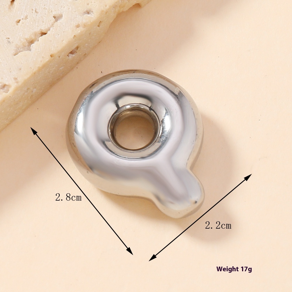 Single Pendant Casting Bubbles - 26 English Letters for Unique Personalization - Image 40