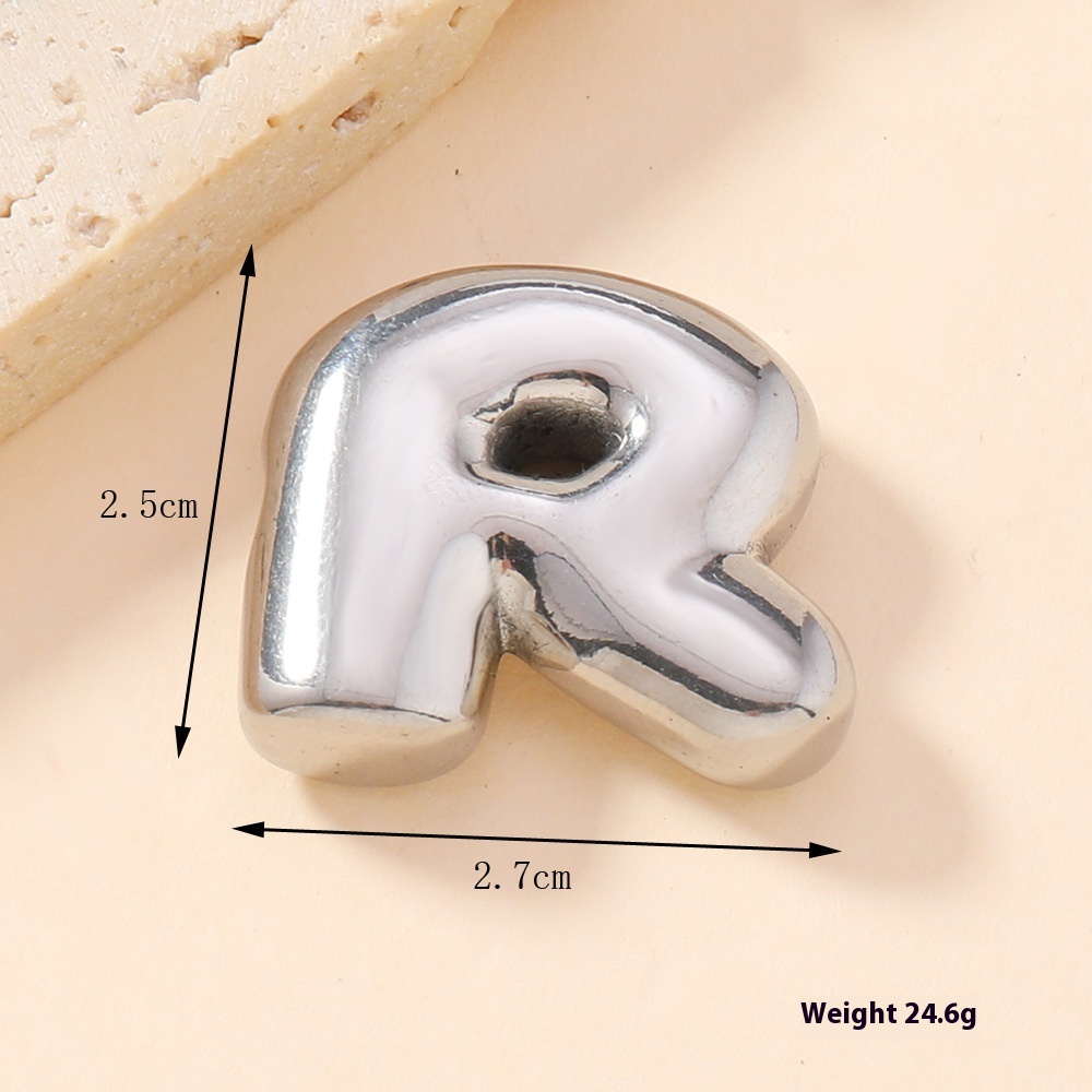 Single Pendant Casting Bubbles - 26 English Letters for Unique Personalization - Image 41