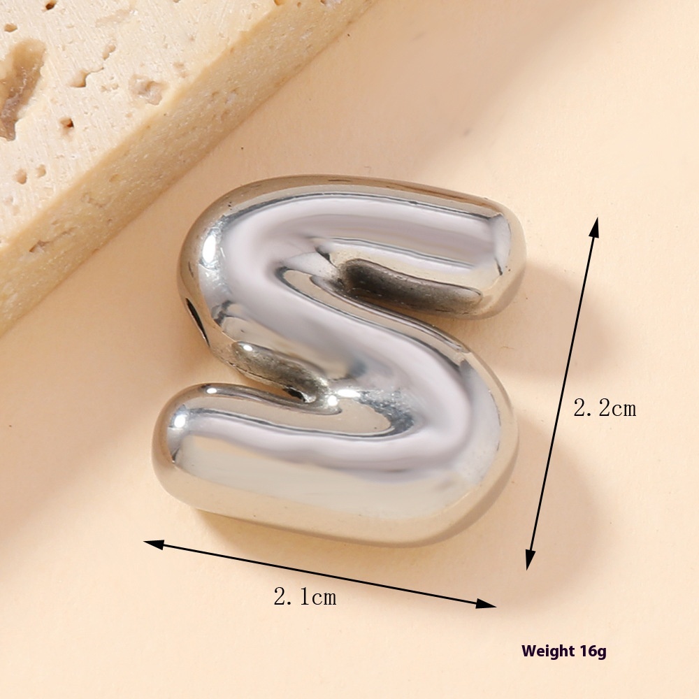 Single Pendant Casting Bubbles - 26 English Letters for Unique Personalization - Image 42