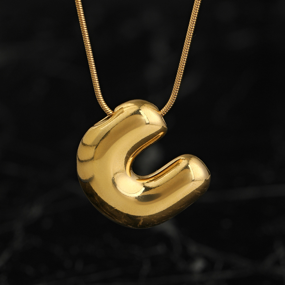 Single Pendant Casting Bubbles - 26 English Letters for Unique Personalization - Image 44