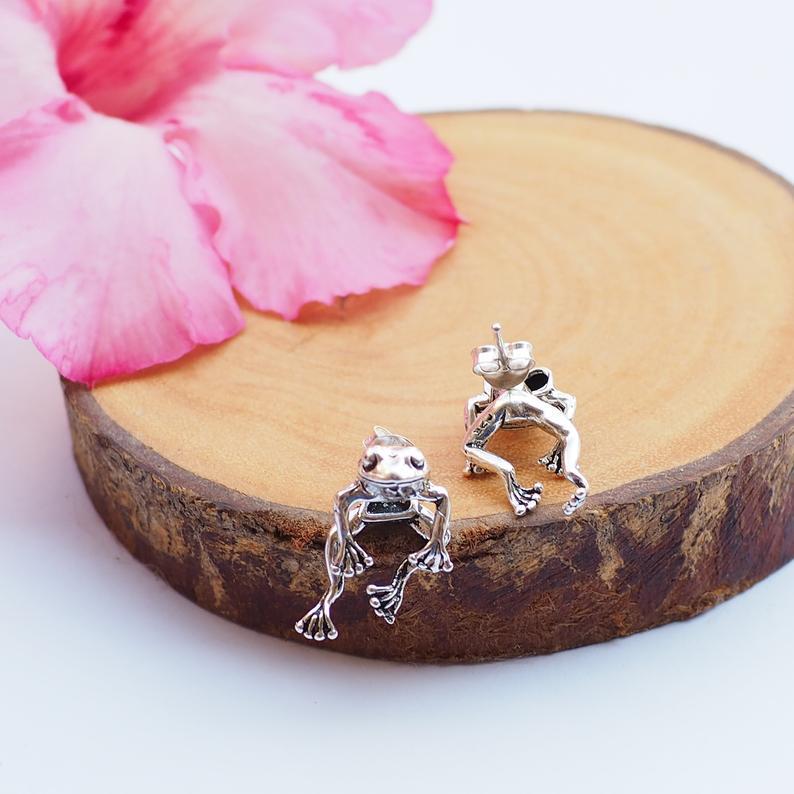Adorable Frog Earrings - Fun Animal Studs for Women & Girls | Perfect Jewelry Gift - Image 5