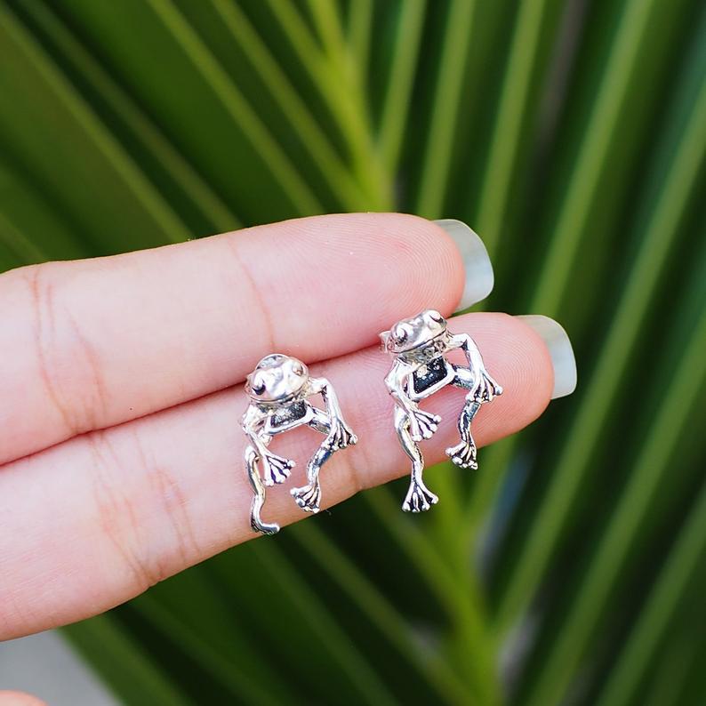Adorable Frog Earrings - Fun Animal Studs for Women & Girls | Perfect Jewelry Gift - Image 6