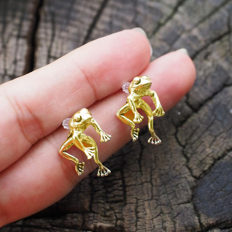 Adorable Frog Earrings - Fun Animal Studs for Women & Girls | Perfect Jewelry Gift - Image 7