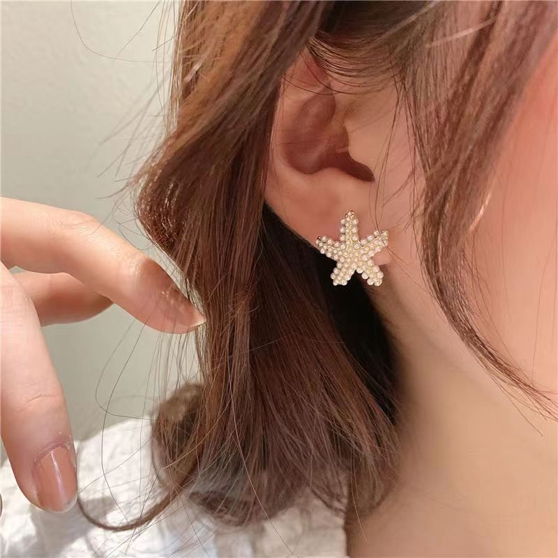 Sea Star Ear Studs for Women - Elegant and Delicate Earring Design - Image 5