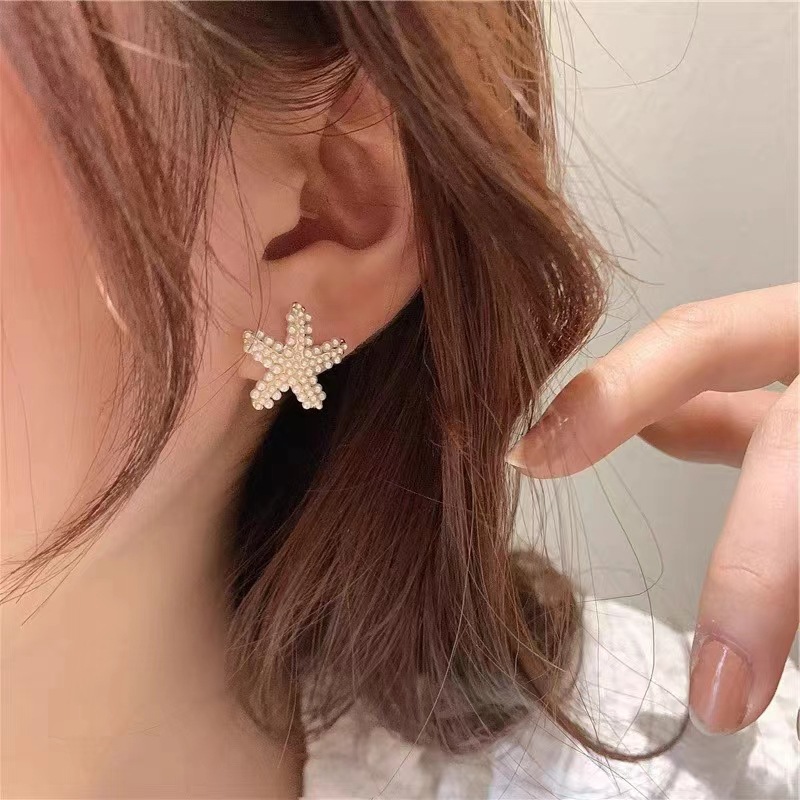 Sea Star Ear Studs for Women - Elegant and Delicate Earring Design - Image 7