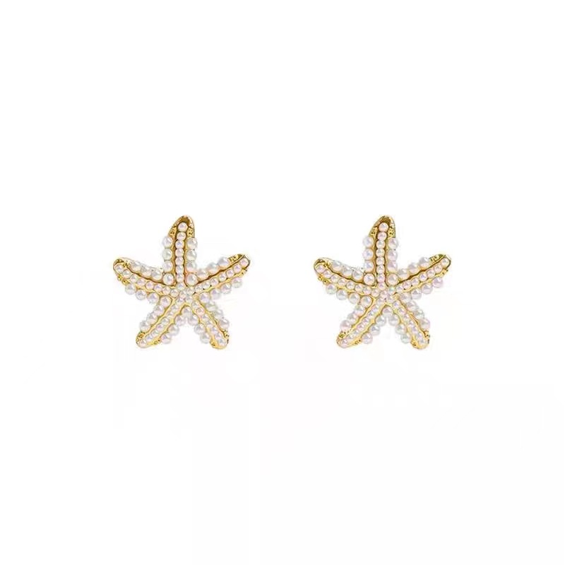 Sea Star Ear Studs for Women - Elegant and Delicate Earring Design - Image 10