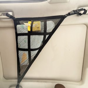 Durable Mesh Triangle Buggy Car Storage Bag for Convenient Organization