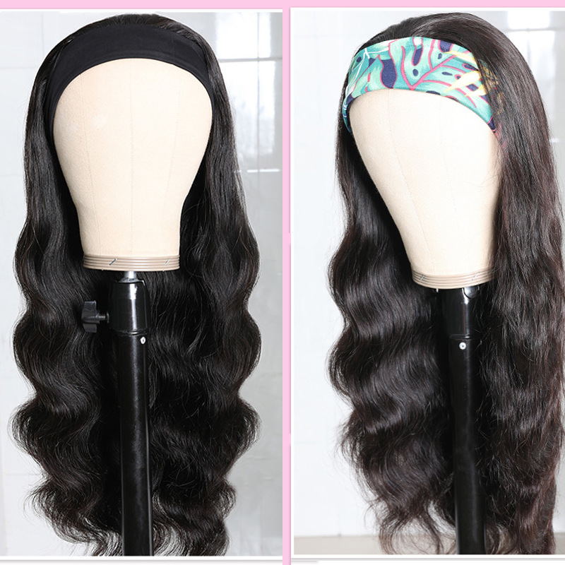 Long Curly Black Synthetic Headgear with Mid-section Big Waves for Stunning Style - Image 2