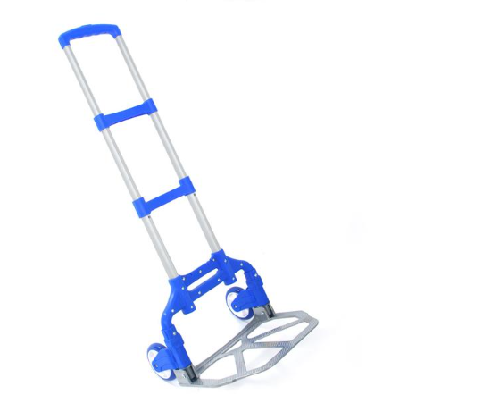 Compact Foldable Telescopic Trolley - Ideal Driver's Cart & Luggage Carrier - Image 3