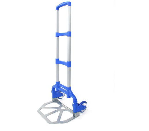 Compact Foldable Telescopic Trolley - Ideal Driver's Cart & Luggage Carrier - Image 4
