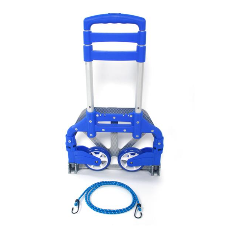 Compact Foldable Telescopic Trolley - Ideal Driver's Cart & Luggage Carrier - Image 6