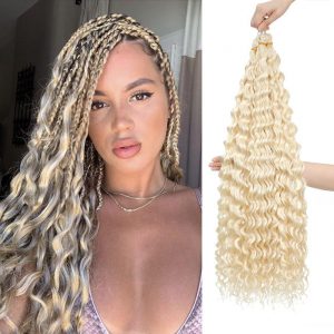 African Chemical Fiber Long Curly Crochet Wig for Stunning Style