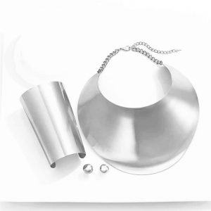 Bold African Metal Choker Necklace - Statement Jewelry for Unique Style