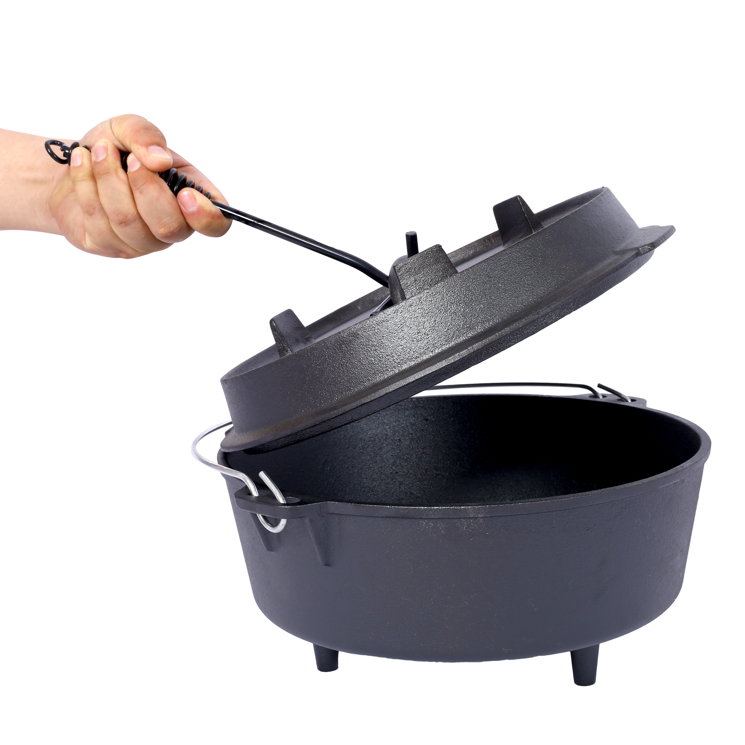 Pre-Seasoned Cast Iron Dutch Oven for Perfect Cooking Every Time