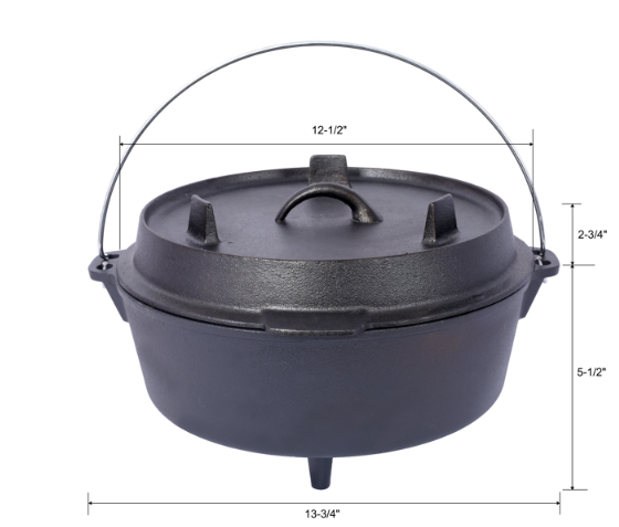Pre-Seasoned Cast Iron Dutch Oven for Perfect Cooking Every Time - Image 7
