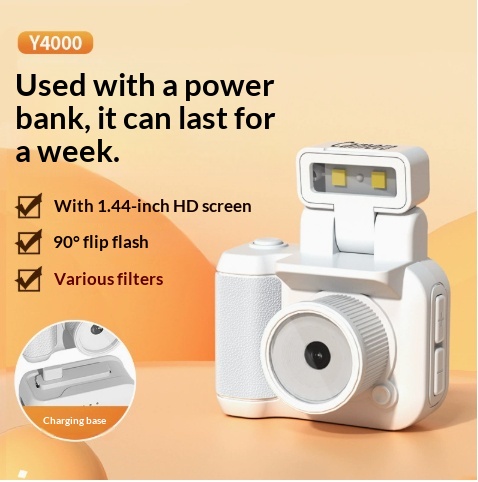 Portable HD Digital Camera for Students - Compact Vlog Retro Travel Y4000 - Image 10