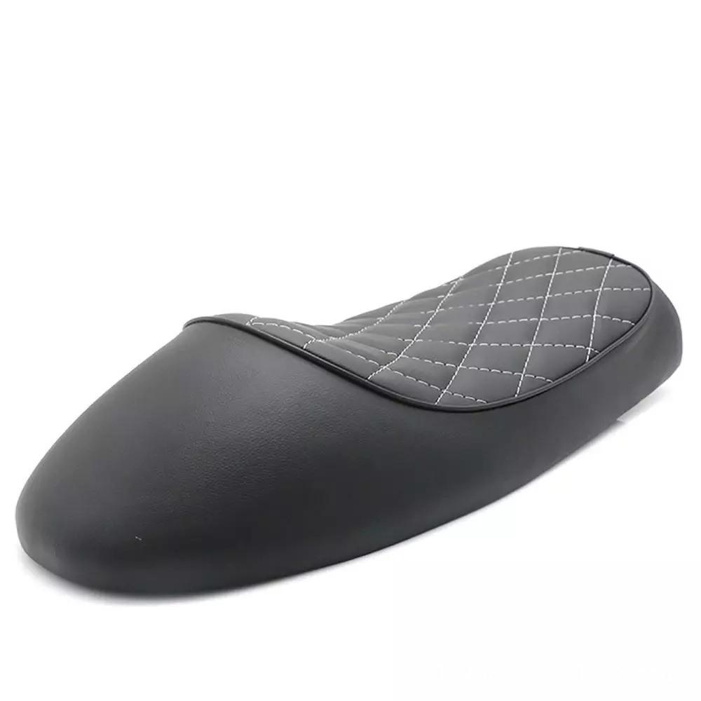 Retro Modified CG125 Motorcycle Seat - Stylish Cafe Retro Seat Bag with Buckle - Image 2