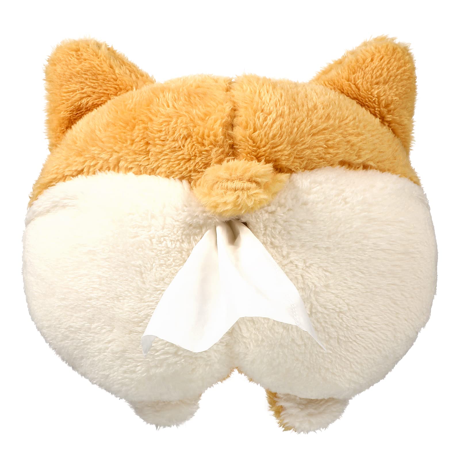 Soft Adorable Corgi Butt Tissue Box Cover - Creative Storage Pouch for Car & Home - Image 4