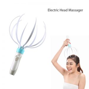 Electric Eight Claw Head Massager with Scalp Vibration for Ultimate Body Care