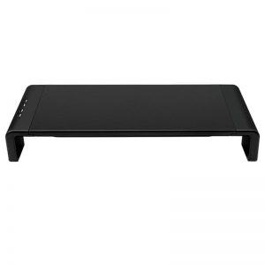 Foldable Table with Raised Frame, USB Charging, and Laptop Monitor Compatibility