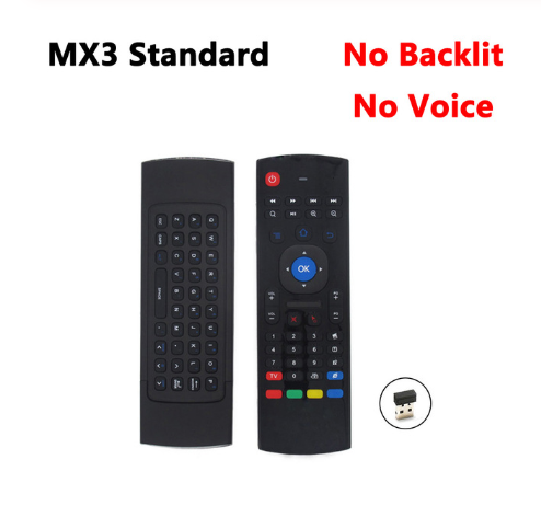 MX3 MX3-L Backlit Air Mouse T3 Smart Voice Remote Control - 2.4G RF Wireless Keyboard for X96 mini, KM9, A95X, H96 MAX Android TV Box - Image 10